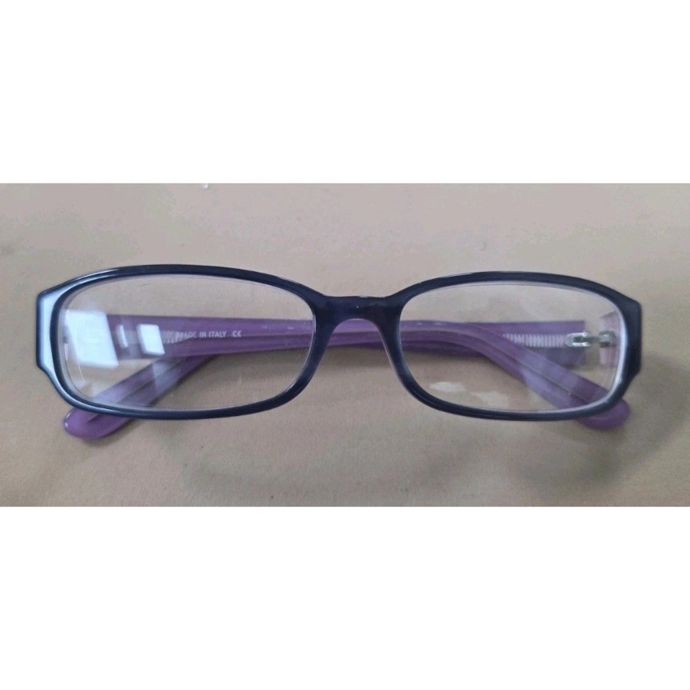 SEE Eyewear 9502 Purple Rectangular Optical Frames Made in Italy 53-16-130